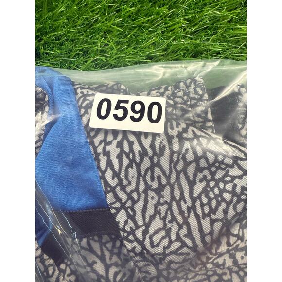 Jordan Elephant Print Basketball Shorts L Blue Gray Vintage Style - Picture 9 of 9